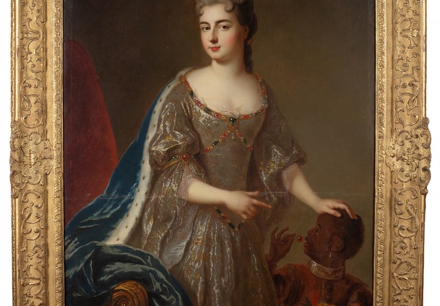 Belle Alexis Simon (attribu&eacute; &agrave;, 1674-1734), Portrait de la duchesse de Lauzun, vers 1710, huile sur toile, 169 x 129 &copy; Ch&acirc;teau-Mus&eacute;e de Saumur, G&eacute;rald Angibaud