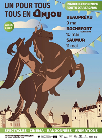 La Route Européenne d'Artagnan au château de Saumur