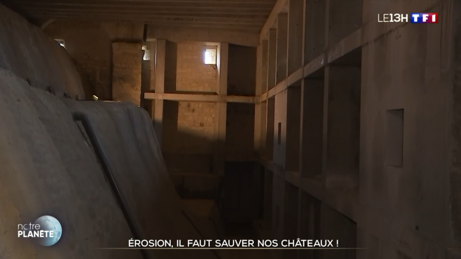 Au cœur du rempart du château sur TF1