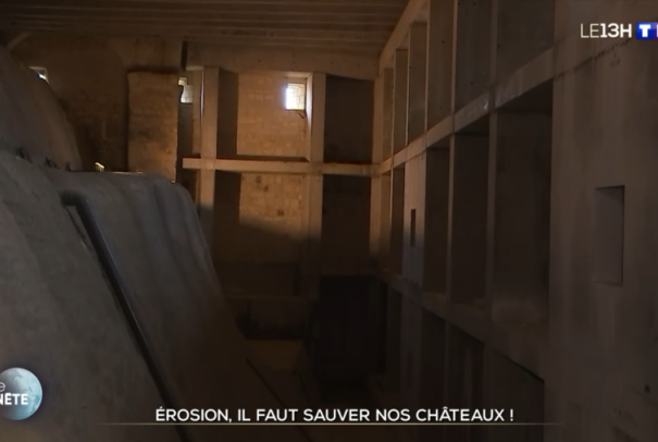 Au cœur du rempart du château sur TF1